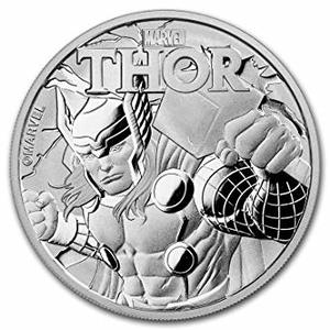 Compare silver prices of 2018 1 oz Tuvalu Thor Marvel Series Silver Coin (BU)